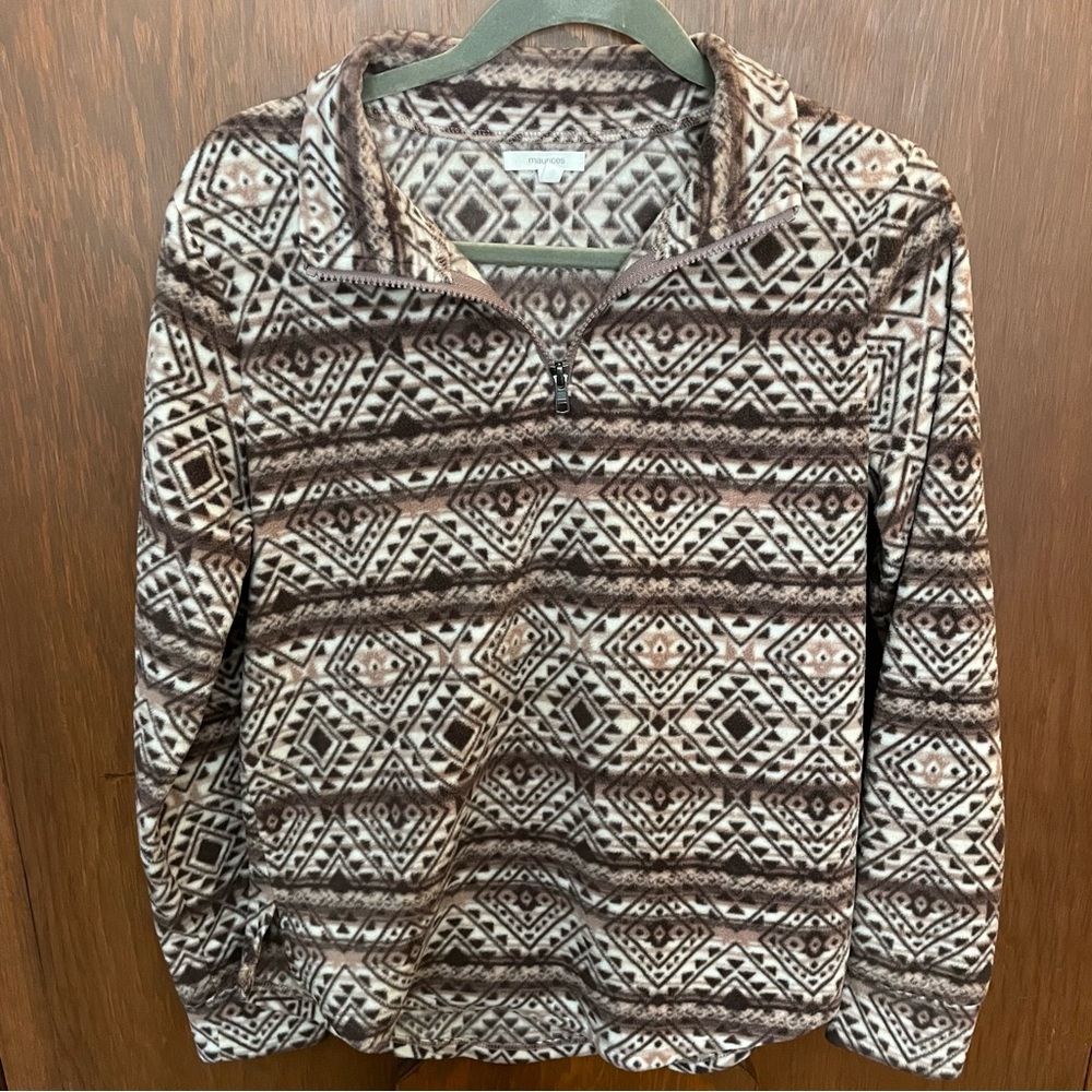 Cozy Maurice’s half zip sweatshirt. Worn once.